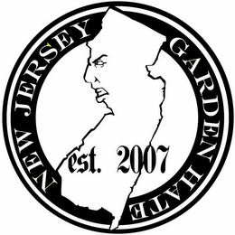 NEW JERSEY GARDEN HATE EST. 2007 logo