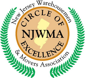 NEW JERSEY WAREHOUSEMEN & MOVERS ASSOCIATION CIRCLE OF EXCELLENCE NJWMA logo