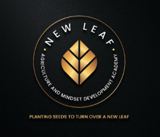 NEW LEAF • AGRICULTURE AND MINDSET DEVELOPMENT ACADEMY • PLANTING SEEDS TO TURN OVER A NEW LEAF logo