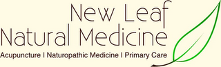 NEW LEAF NATURAL MEDICINE ACUPUNCTURE NATUROPATHIC MEDICINE PRIMARY CARE logo