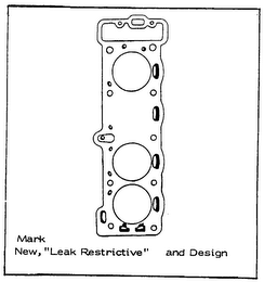 NEW, "LEAK RESTRICTIVE" logo