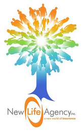 NEW LIFE AGENCY INC. A NEW WORLD OF INSURANCE logo