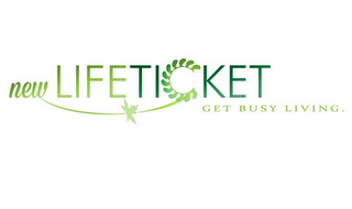 NEW LIFE TICKET GET BUSY LIVING. logo
