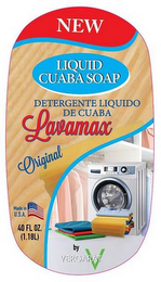 NEW LIQUID CUABA SOAP DETERGENTE LIQUIDO DE CUABA LAVAMAX ORIGINAL BY VERGARAT V logo