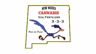 NEW MEXICO CANNABIS SOIL FERTILIZER 3-3-3 ROUTE 66 RUNNER 420 logo