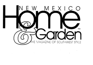 NEW MEXICO HOME & GARDEN THE MAGAZINE OF SOUTHWEST STYLE logo