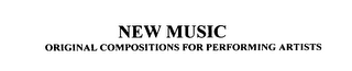 NEW MUSIC ORIGINAL COMPOSITIONS FOR PERFORMING ARTISTS logo