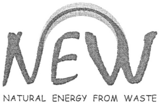 NEW NATURAL ENERGY FROM WASTE logo
