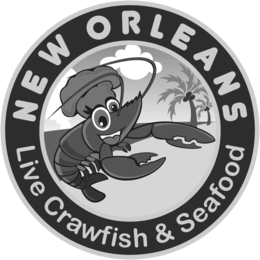 NEW ORLEANS LIVE CRAWFISH & SEAFOOD logo