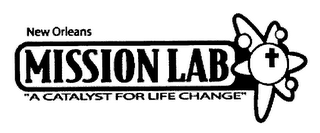 NEW ORLEANS MISSION LAB "A CATALYST FORLIFE CHANGE" logo