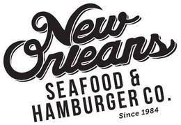 NEW ORLEANS SEAFOOD & HAMBURGER CO. SINCE 1984 logo