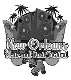 NEW ORLEANS SKATE AND MUSIC FESTIVAL logo