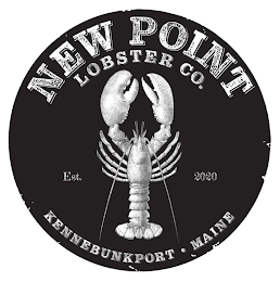 NEW POINT LOBSTER CO. EST. 2020 KENNEBUNKPORT, MAINE logo