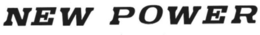 NEW POWER logo