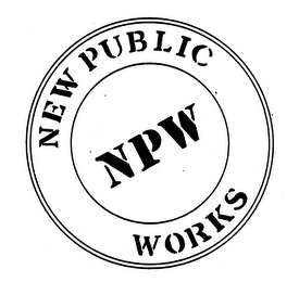NEW PUBLIC WORKS NPW logo