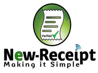 NEW-RECEIPT MAKING IT SIMPLE logo