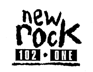 NEW ROCK 102 ONE logo