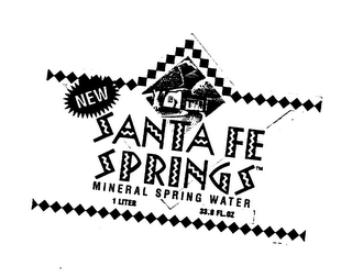 NEW SANTA FE SPRINGS MINERAL SPRING WATER logo