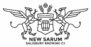 NEW SARUM SALISBURY BREWING CO ESTD MMXII logo