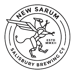 NEW SARUM SALISBURY BREWING CO ESTD MMXII logo