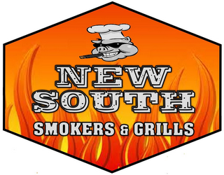 NEW SOUTH SMOKERS & GRILLS logo