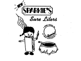 NEW SPARKIE'S SURE LITERS SPECIAL NON-TOXIC NON-EXPLOSIVE logo