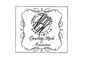 NEW SPORTS QUALITY STYLE OF AMERICA NATURAL EXCLUSIVE WILD logo