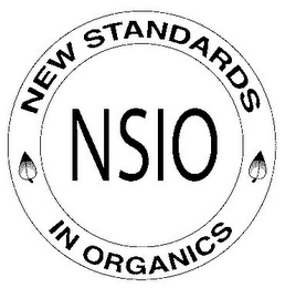 NEW STANDARDS IN ORGANICS NSIO logo