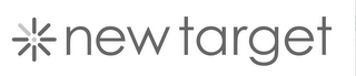 NEW TARGET logo