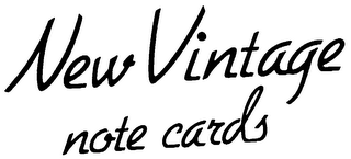 NEW VINTAGE NOTE CARDS logo