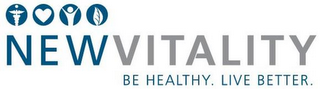 NEW VITALITY BE HEALTHY. LIVE BETTER. logo