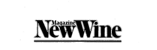 NEW WINE MAGAZINE logo