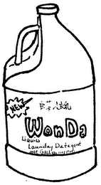 NEW WONDA LIQUID LAUNDRY DETERGENT logo