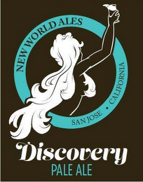 NEW WORLD ALES DISCOVERY PALE ALE SAN JOSE CALIFORNIA logo