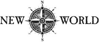 NEW WORLD N NE SE S SW NW logo