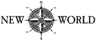 NEW WORLD N NE SE S SW NW logo