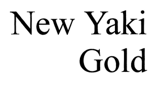 NEW YAKI GOLD logo