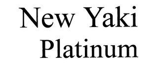 NEW YAKI PLATINUM logo