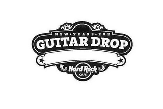 NEW YEARS EVE GUITAR DROP HARD ROCK CAFE logo