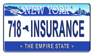 NEW YORK 718 INSURANCE THE EMPIRE STATE logo