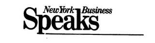 NEW YORK BUSINESS SPEAKS logo