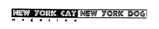 NEW YORK CAT NEW YORK DOG MAGAZINE logo