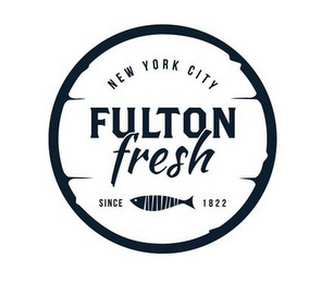 NEW YORK CITY FULTON FRESH SINCE 1822 logo