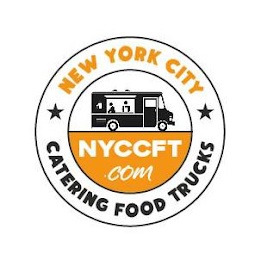 NEW YORK CITY NYCCFT.COM CATERING FOOD TRUCKS logo