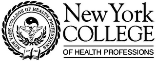 NEW YORK COLLEGE OF HEALTH PROFESSIONS EST 1981 NEW YORK COLLEGE OF HEALTH PROFESSIONS logo