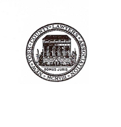 NEW YORK COUNTY LAWYERS ASSOCIATION MCMVIII DOMUS JURIS logo