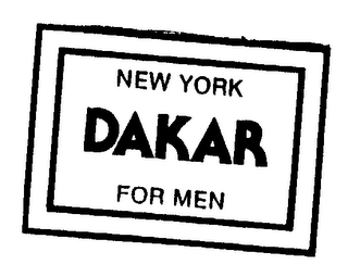 NEW YORK DAKAR FOR MEN logo