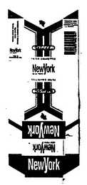 NEW YORK DELUXE FILTER CIGARETTES NEW YORK NEW YORK logo