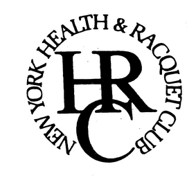 NEW YORK HEALTH & RACQUET CLUB HRC logo