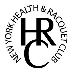 NEW YORK HEALTH & RACQUET CLUB HRC logo